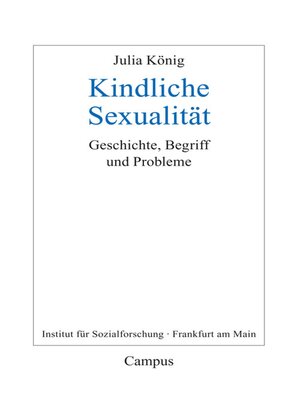 cover image of Kindliche Sexualität